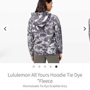 Lululemon All Yours Tie Dye Hoodie